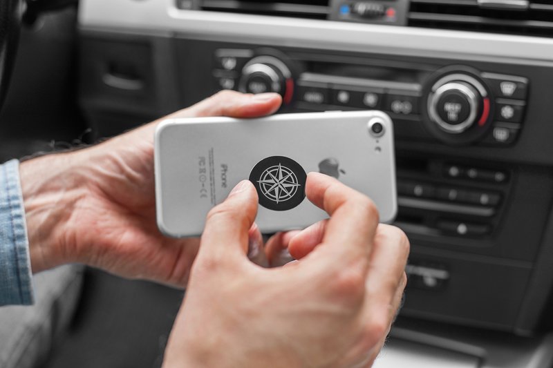 Suport auto magnetic pentru telefon cu rotire